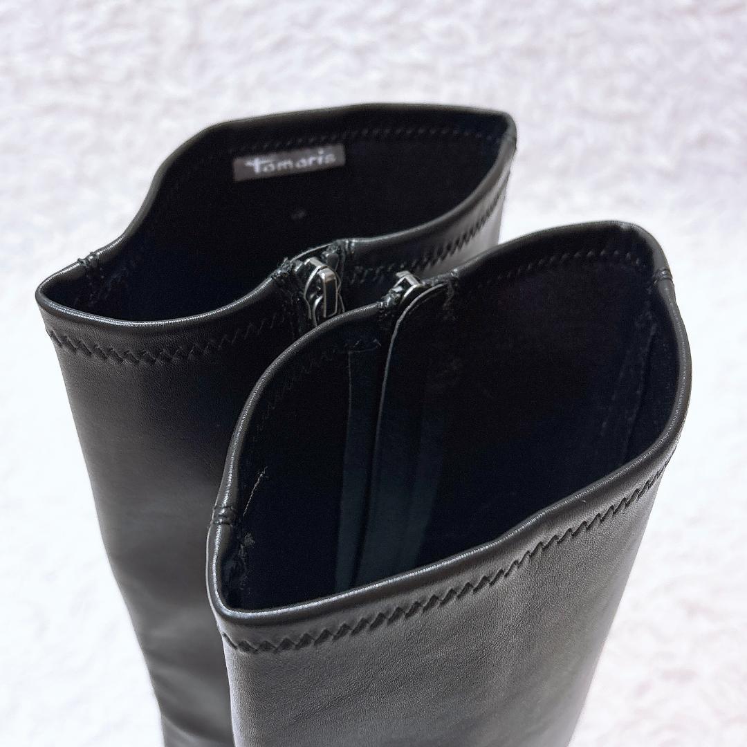 希少【未使用✨極美品】タマリス ストレッチロングブーツ 本革 23AW 24.5