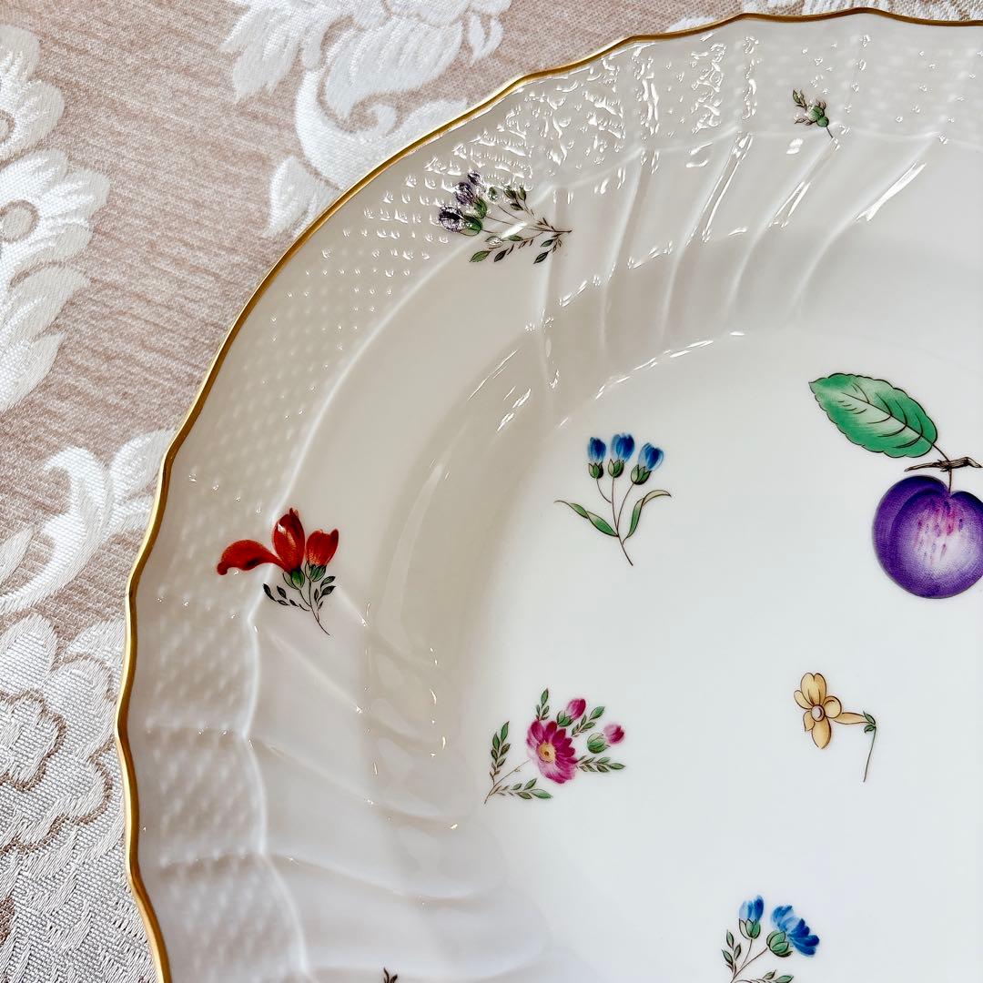 希少品❤️ジノリ❤️ペルージャ❤️リムスープ皿 23.5cm ペア