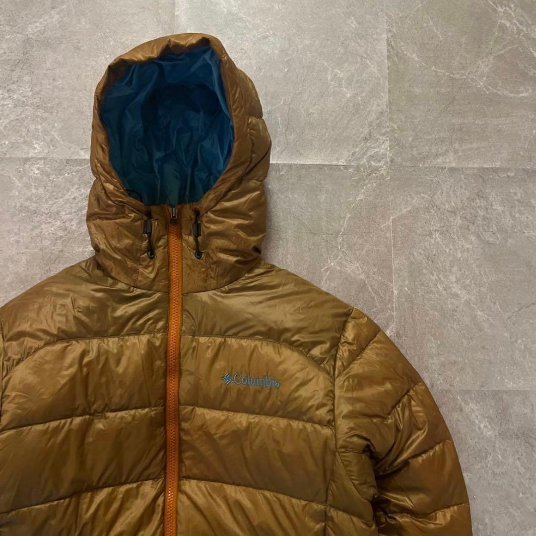 【超希少❗️】columbia ダウン　オリーブグリーン　　極美品❗️ M