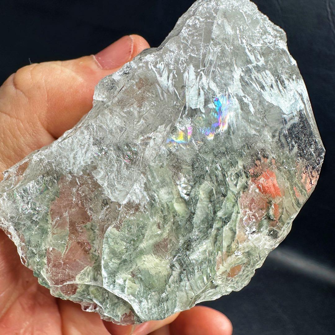 ヒマラヤ水晶レインボー☆フリーフォームアイリスクォーツ クリスタル原石A1479