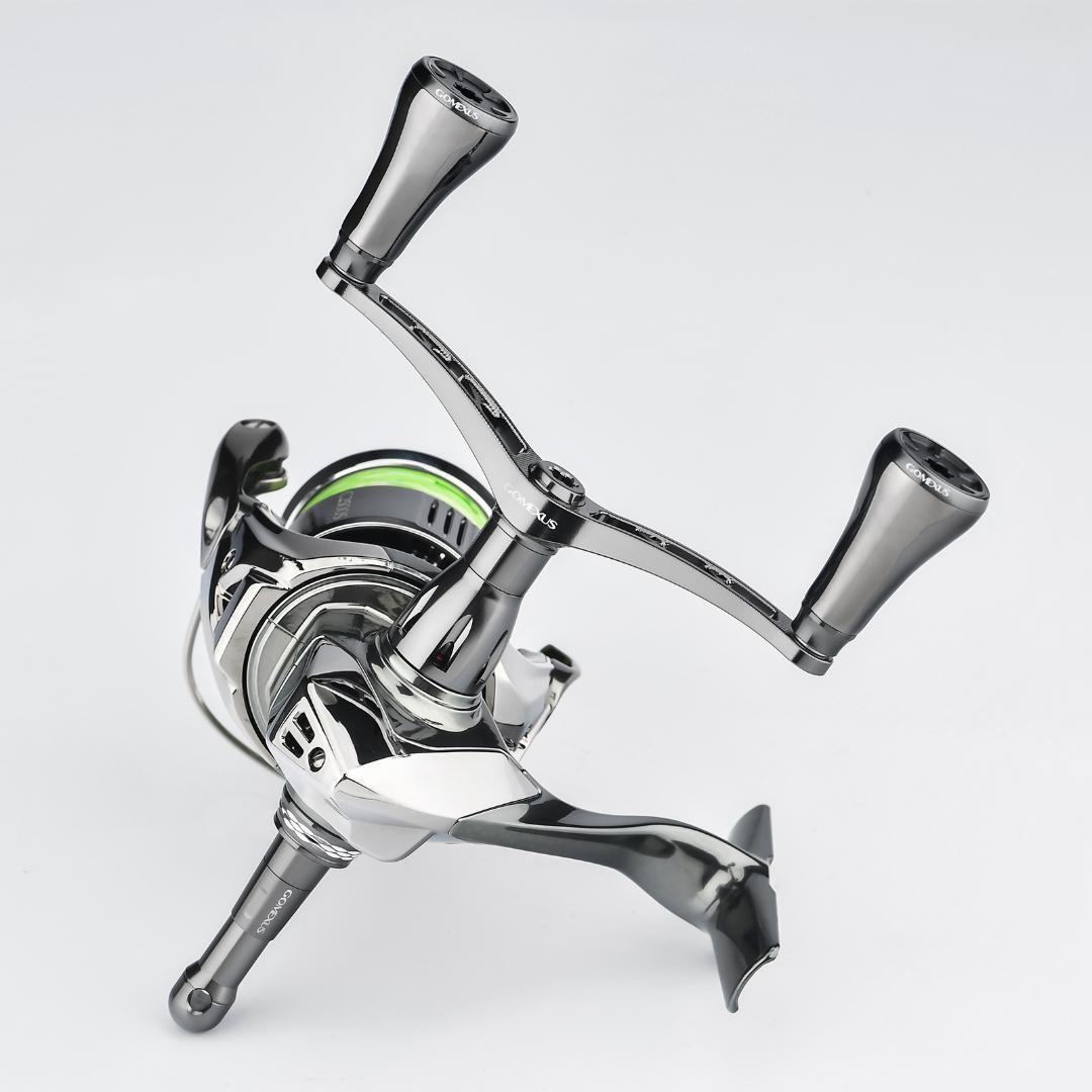 ゴメクサス　ダブルハンドル　T20チタンノブ　98mm シマノ　ステラカラー