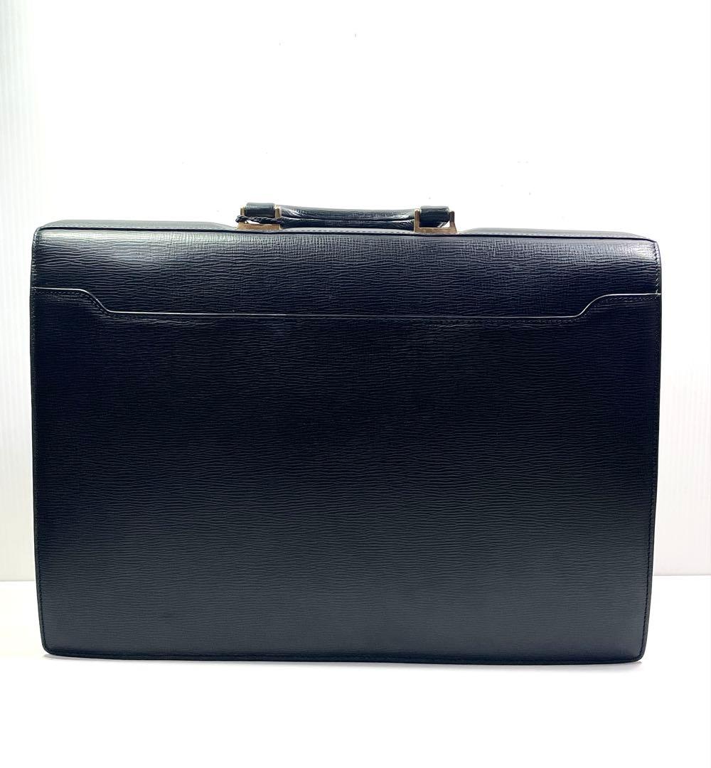 極上美品■ LOEWE ロエベ アナグラム ブリーフケース ビジネスバッグ 黒
