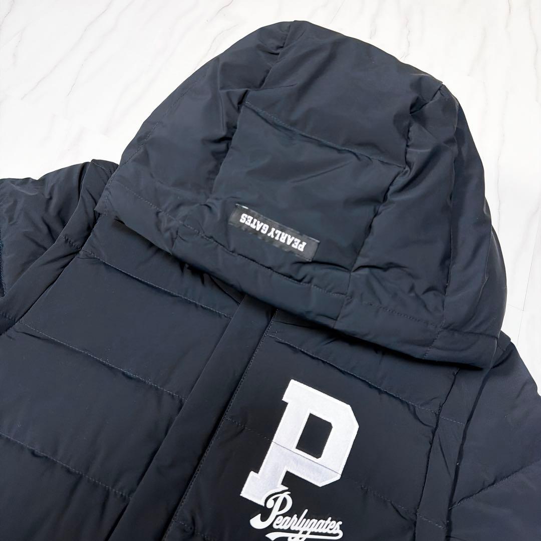 《美品 2025年》パーリーゲイツ Nyストレッチタフタダウン 3way 黒 M