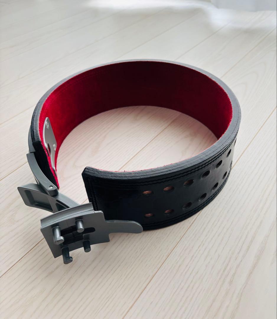【kun】【使用頻度少】【Sサイズ】SBD パワーベルト ブラック/レッド