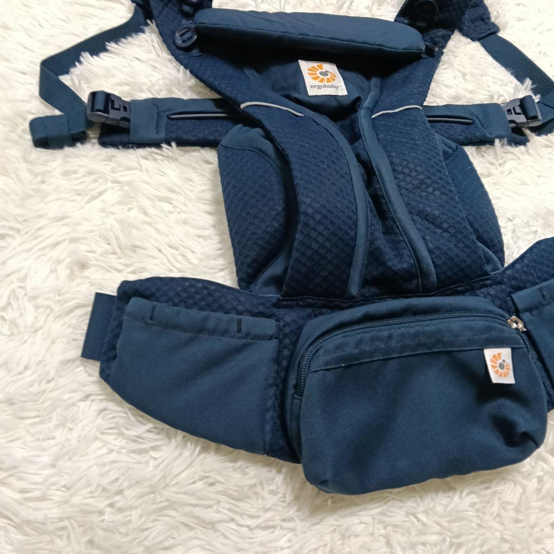 【美品】エルゴベビー オムニブリーズ ミッドナイトブルー