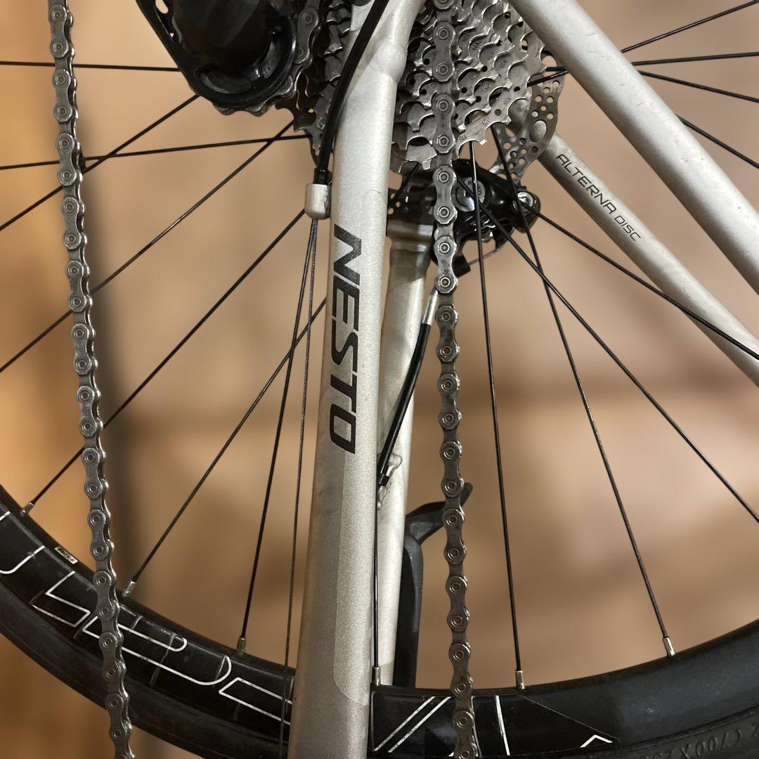 ネストオルタナディスク美品ビンディングシューズ　ペダル付き