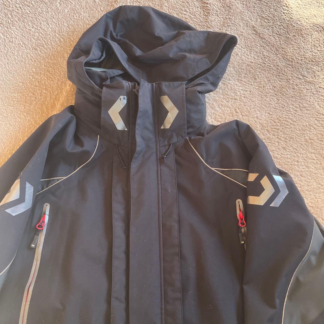 ダイワ 防寒着防水レインウェア ブラックゴアテックス