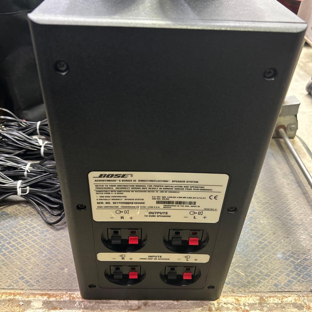 6479 bose スピーカー acoustimass 5 series Ⅲ