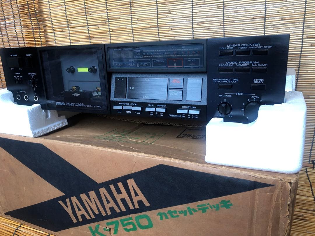完動作品 美品 YAMAHA カセットデッキ K-750