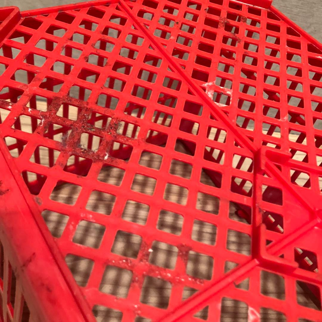 昭和レトロ　ダイエー＆グルメシティ　買い物かご　レトロポップ　収納　かご　店舗