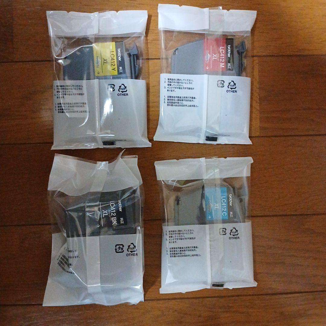 Brother LC412XL 4PK インクカートリッジ (純正・大容量)