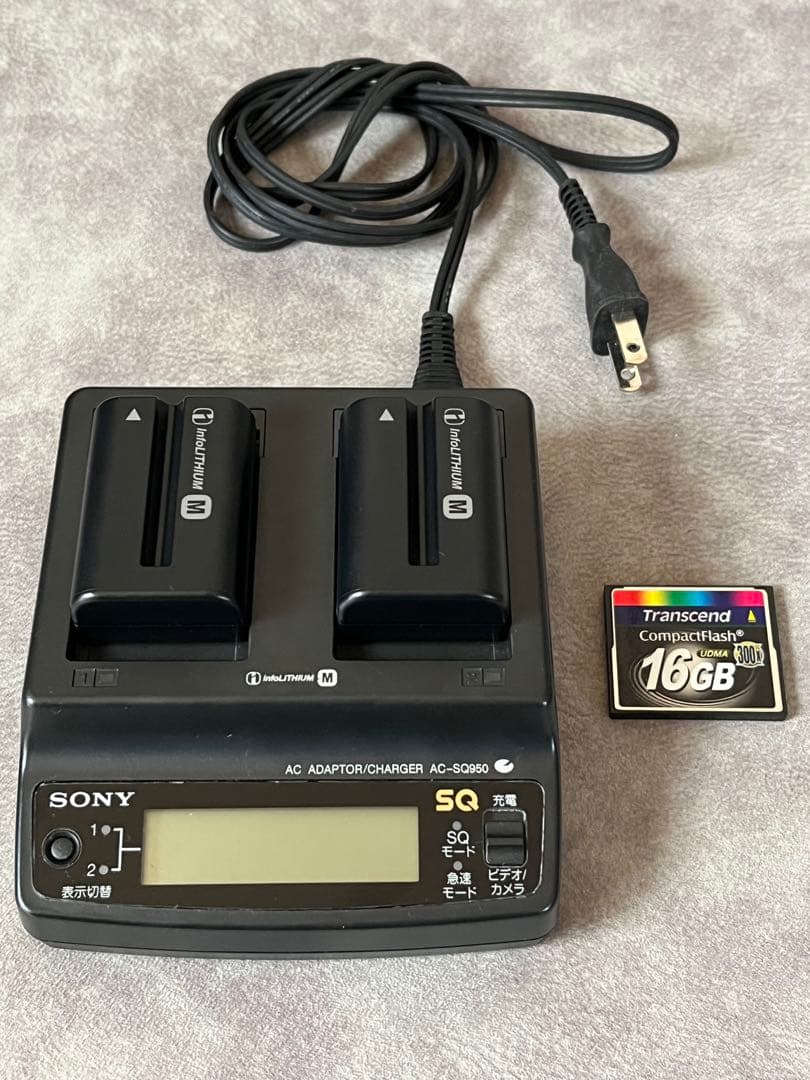 SONY α350 レンズキット CFカード16GB 電池2個 充電器 即使用可
