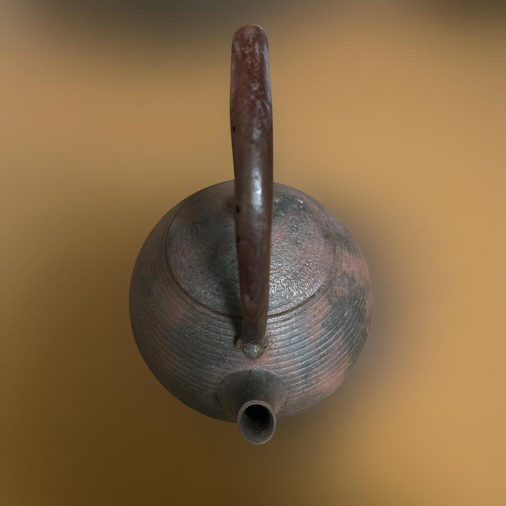 鋳鉄製 ダークブラウン 鉄瓶