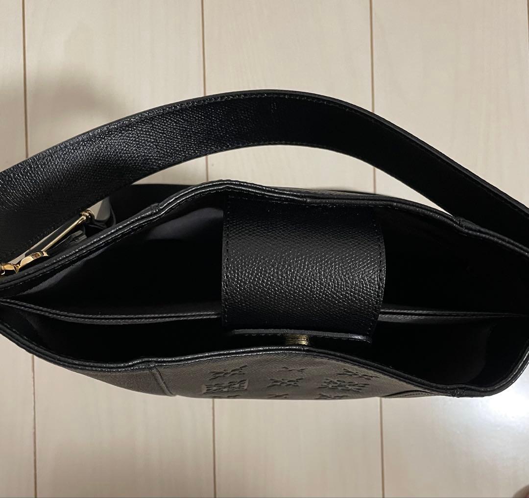 russetラシット2wayレザー（本皮）ショルダーバッグ ブラック