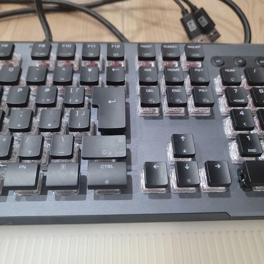安心の日本語配列ROCCAT ゲーミングキーボード Vulcan II Max