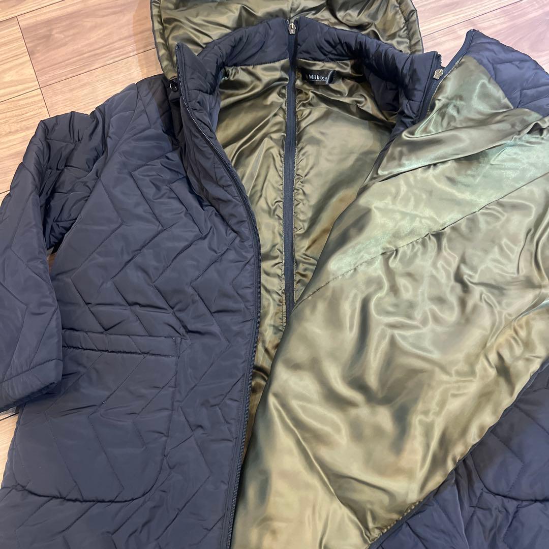 Milk teaママコート 4way おんぶ抱っこ　ダッカー付き