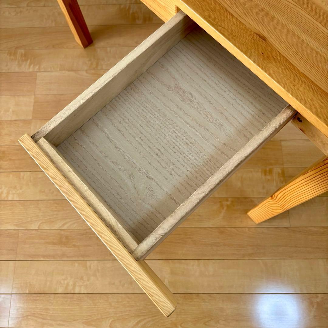 無印良品 木製デスク 学習机 パイン材