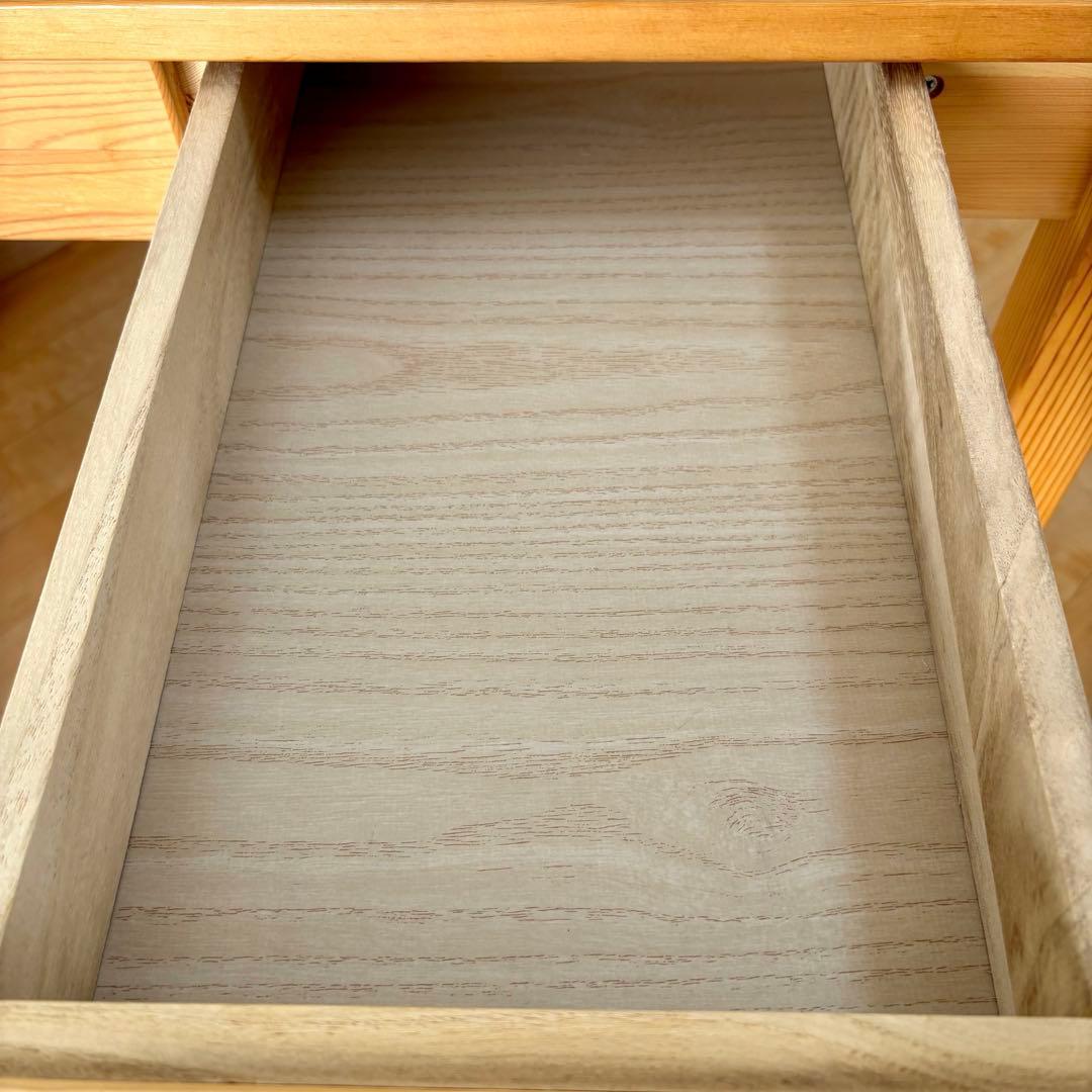 無印良品 木製デスク 学習机 パイン材