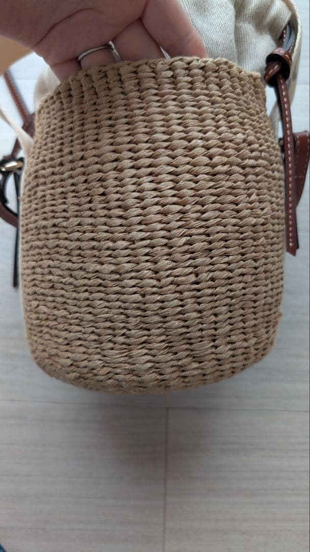 Chloé バケツ型かごバッグ