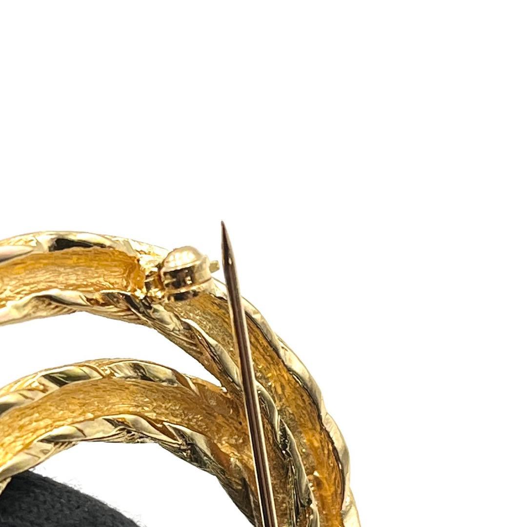 希少✨ ディオール Dior ピン ブローチ パール ゴールド系 箱付