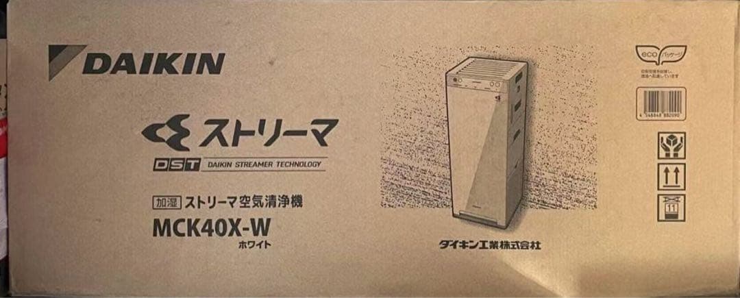 ダイキン 空気清浄機 ホワイト MCK40X-W