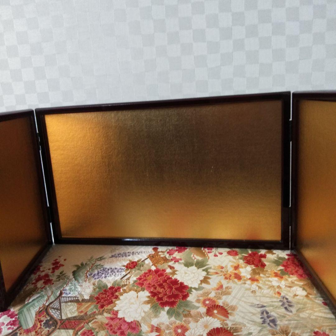 梅の扇　雛飾り　親王飾り　きめこみ賀茂雛　玉秀作