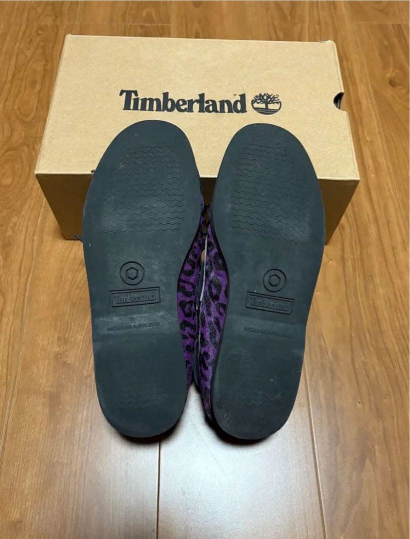 Timberland × WACKO MARIA レオパード 紫 27cm 箱付