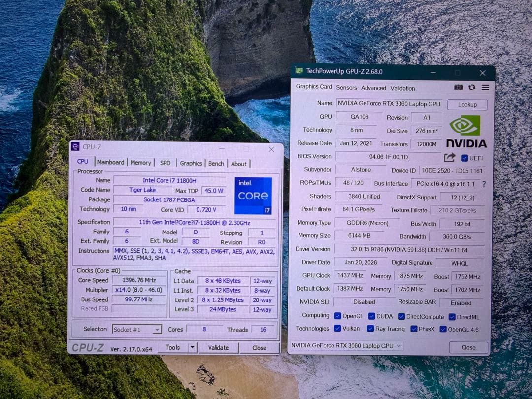 ゲーミングノートPC MECHREVO i7/3060/32GB/2k165Hz