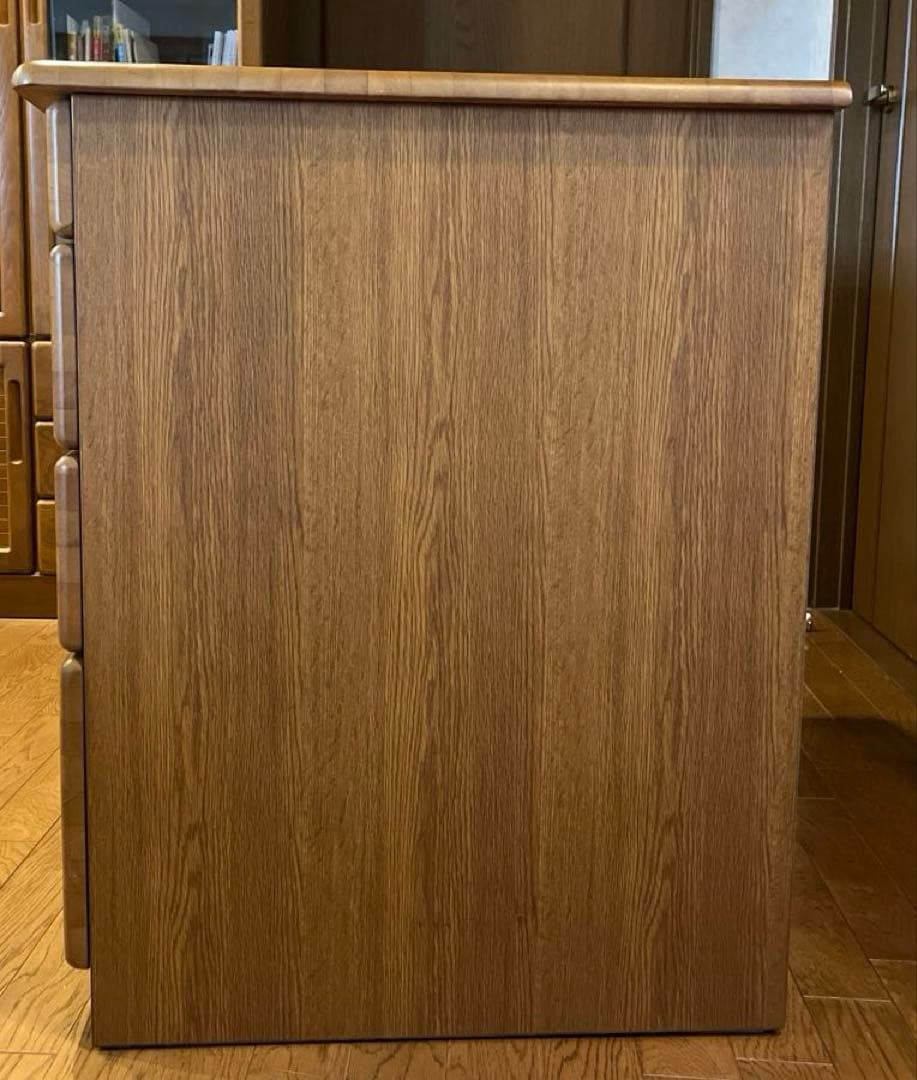 学習机　事務机　パソコンデスク　書斎机　引出し付　木製