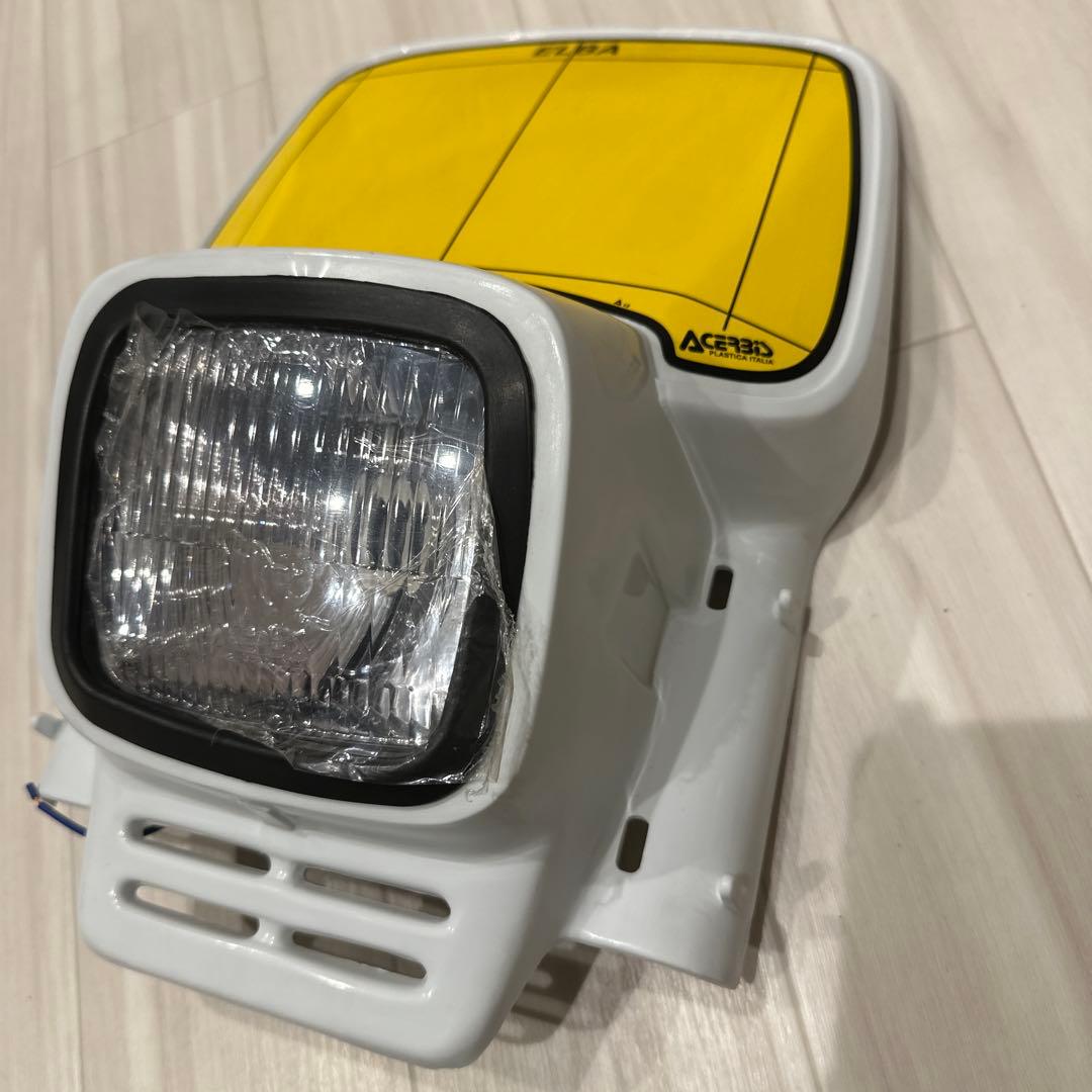 acerbis アチェルビス ヘッドライトカウル 当時物KLX　KDX　KMX