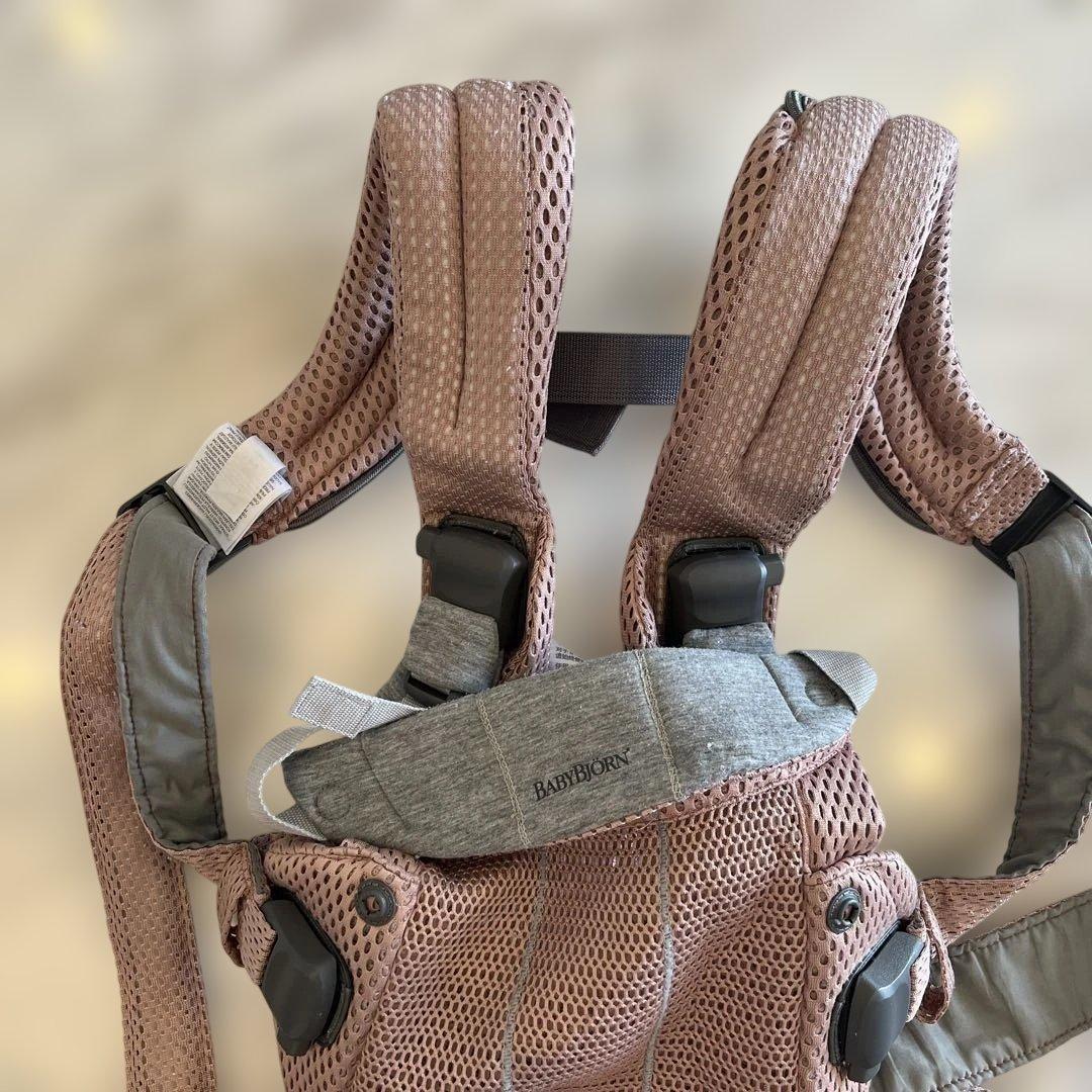 取扱説明書付き・箱付きベビービョルンダスティピンクキャリアおまけ付きスター柄