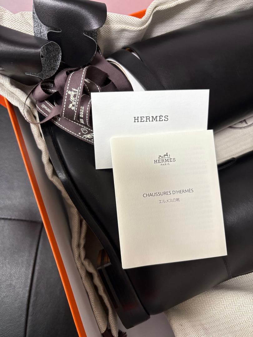 新品　国内百貨店購入　エルメス　ジャンピング　ブーツ　37