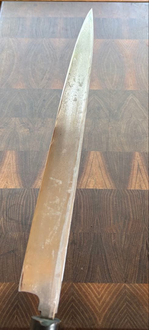正本総本店　柳刃　300mm 尺　包丁　刺身　和包丁　本職　白鋼　霞