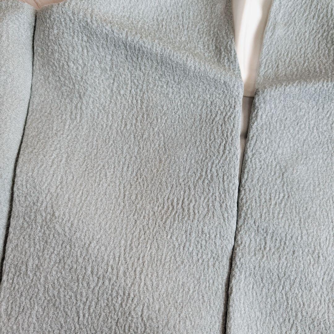 色無地　着物　フルセット　正絹　Sサイズ　水色グレー　爽やか　祝い事　F1