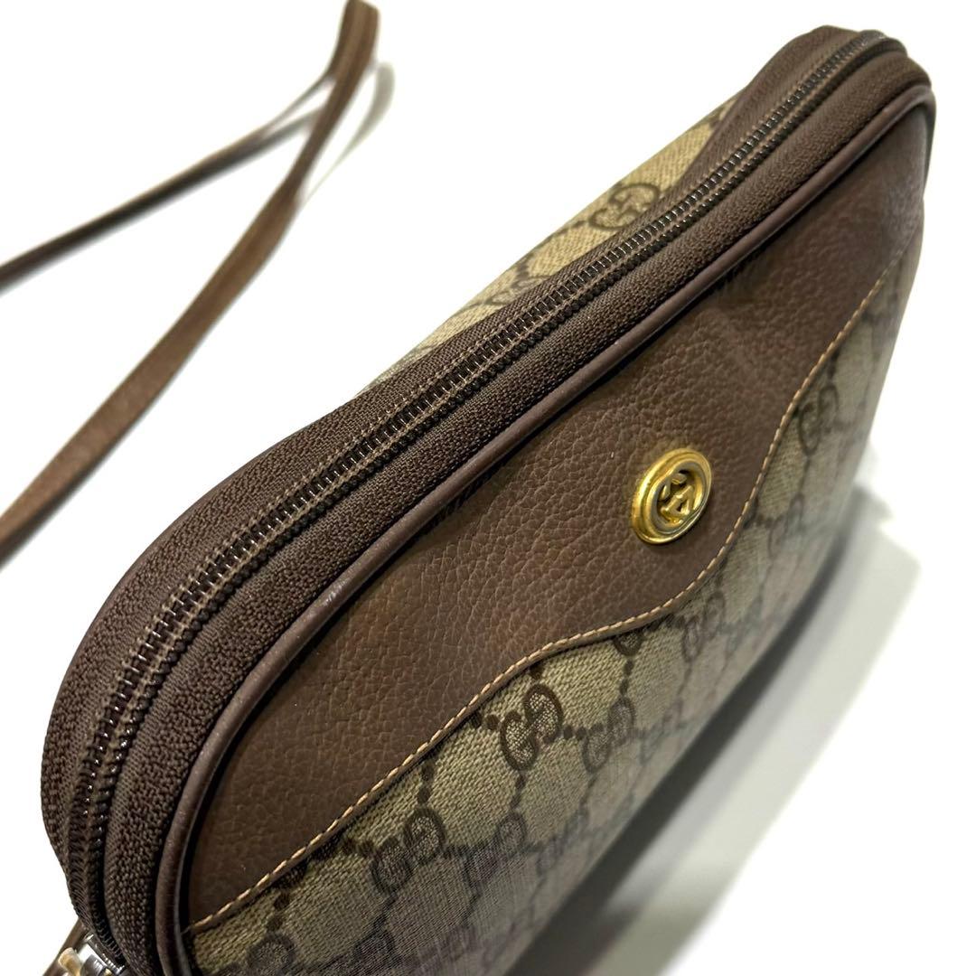 美品 GUCCI グッチ 2way GGスプリーム ショルダーバッグ ポーチ