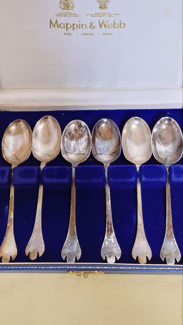 マッピン&ウェブ　銀製　スプーンセット