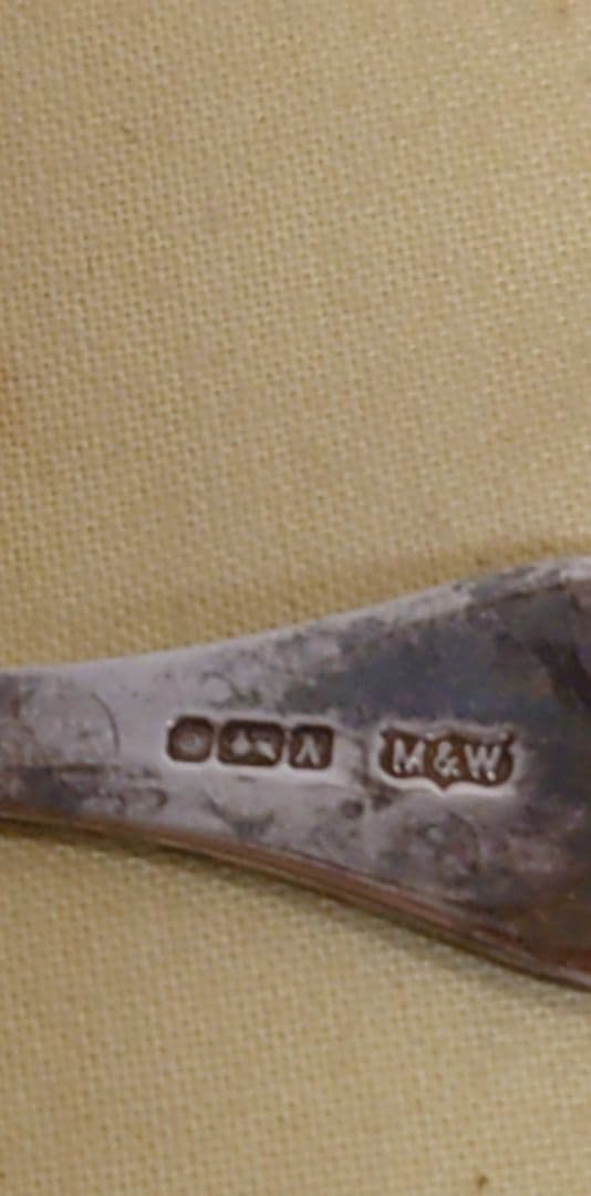 マッピン&ウェブ　銀製　スプーンセット