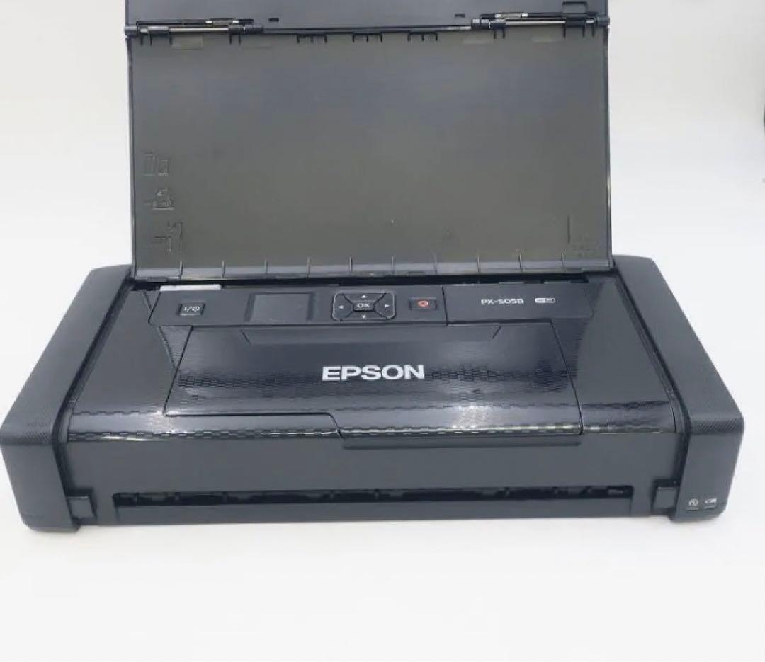 【美品中古】EPSON プリンター　インクジェットPX-S05 黒　小型