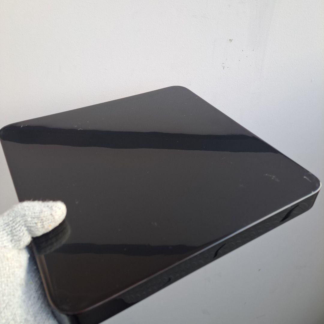 【輪島塗　6.5寸\"四段重箱】布着本堅地　黒内朱色　隅丸　未使用品