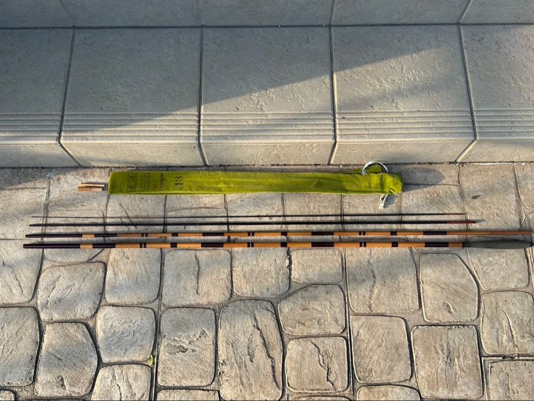 水連 かじか 節巻13.3尺 へらぶな竿 ヘラブナ竿 ヘラ竿 へら竿 竹竿 和竿