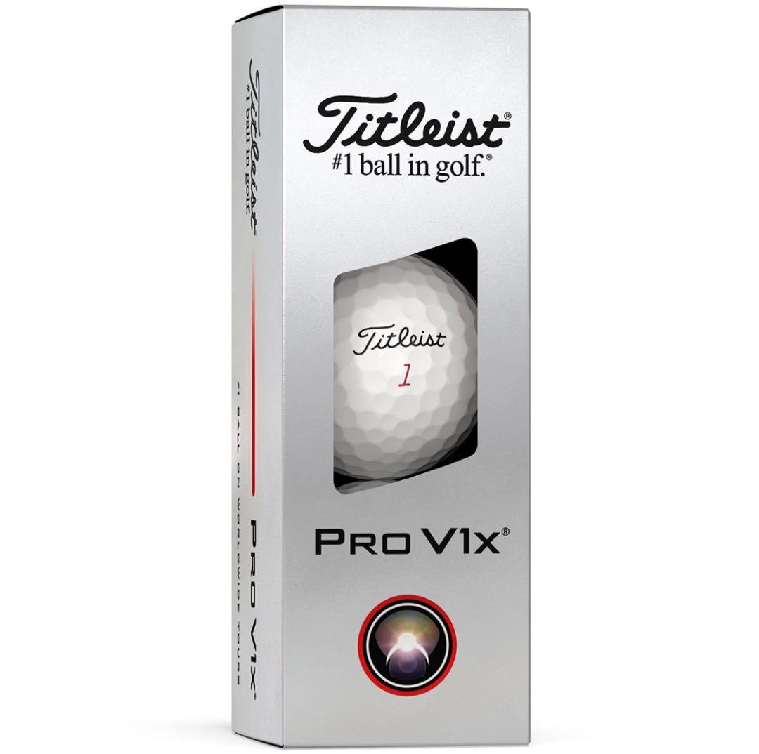 タイトリストプロV1XPROV1Xゴルフボール25年 ローナンバー3ダース36個