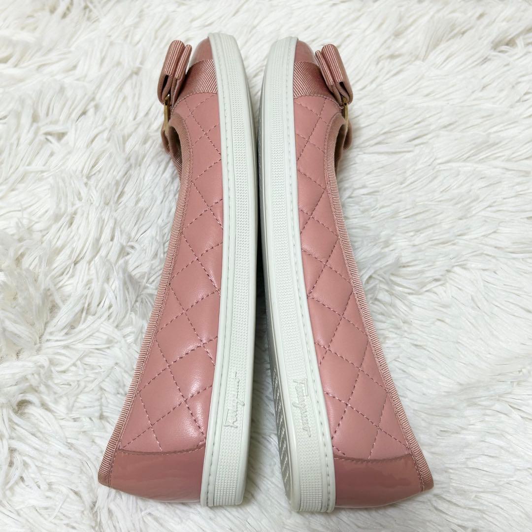 【美品】Salvatore Ferragamo フェラガモ バレリーナパンプス