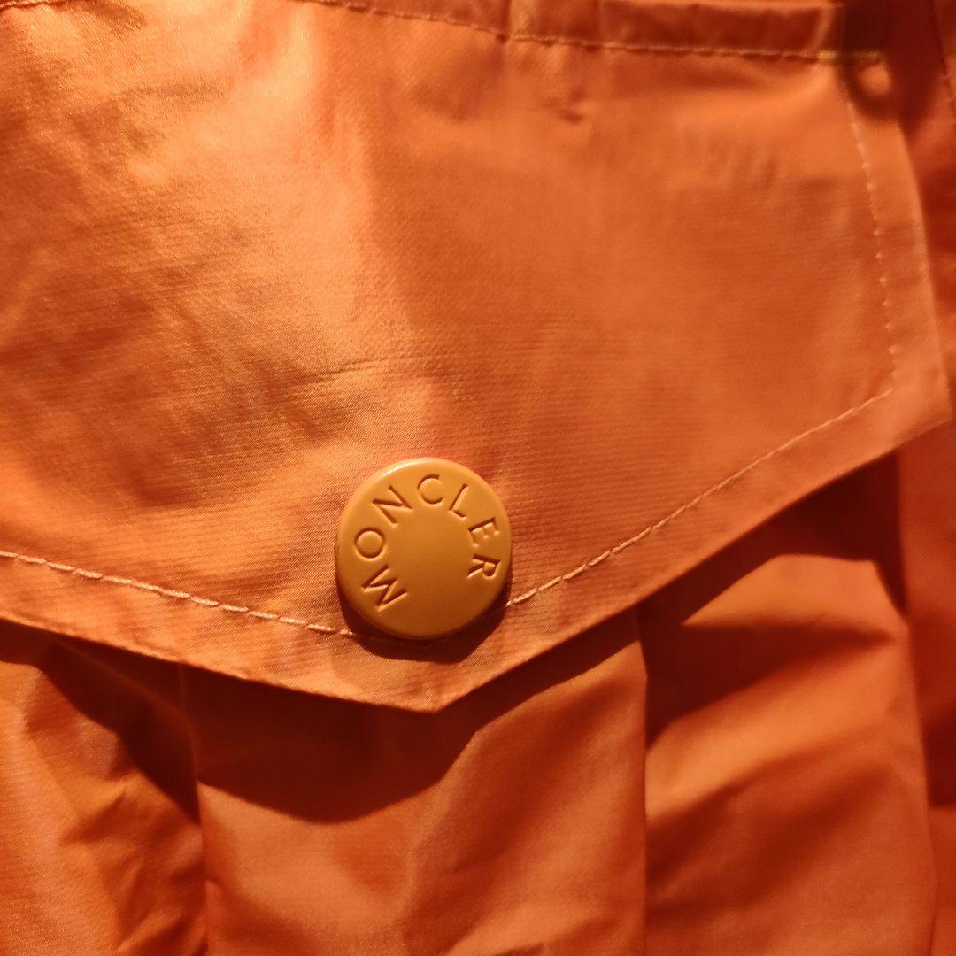新品 モンクレール ポンチョ レインコート オレンジ MONCLER レア