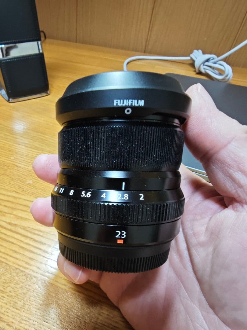 フジノンレンズ XF23mmF2 R WR　ブラック