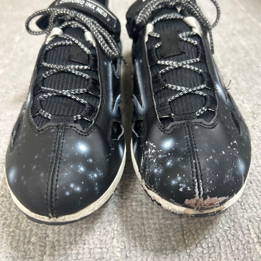 27.5cm CHRONO INX NEO スパイクシューズ ブラック