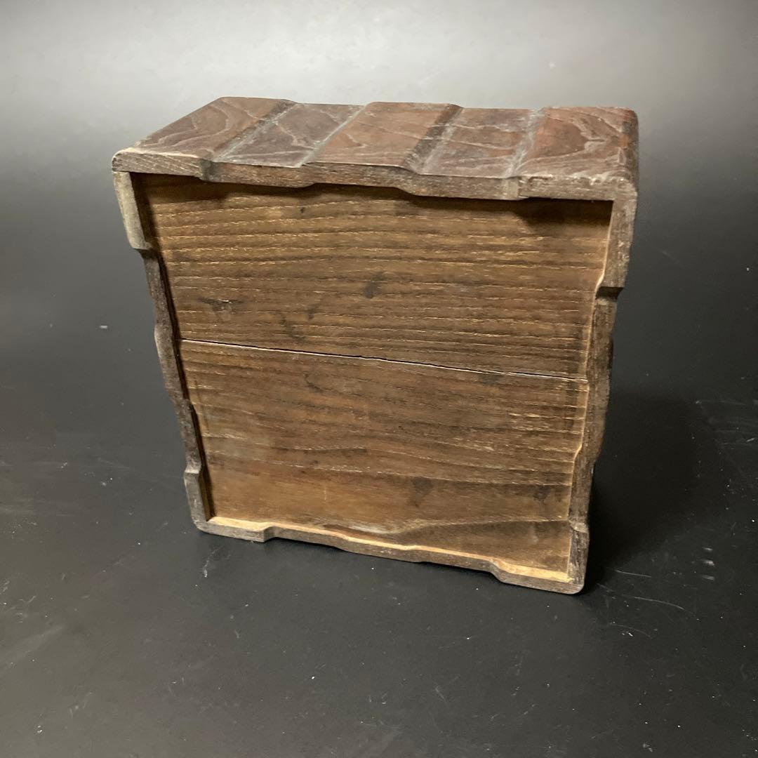 明治時代　桑の木の煙草盆　6組　共箱付き