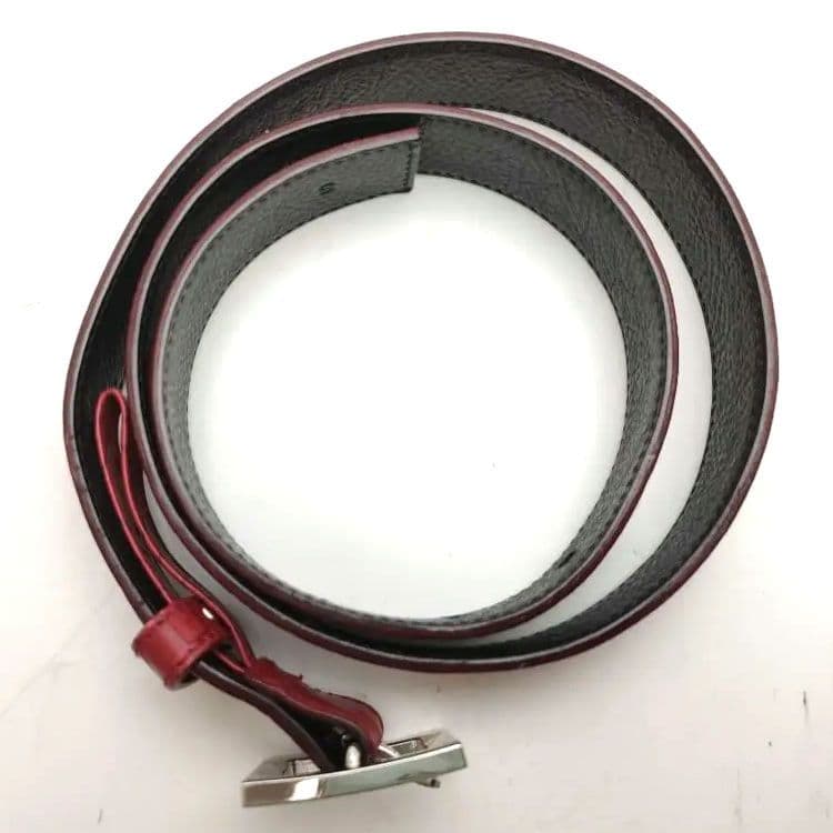 美品 フェラガモ ベルト 69±2.5cm 幅2.5 総柄 イタリア製 921