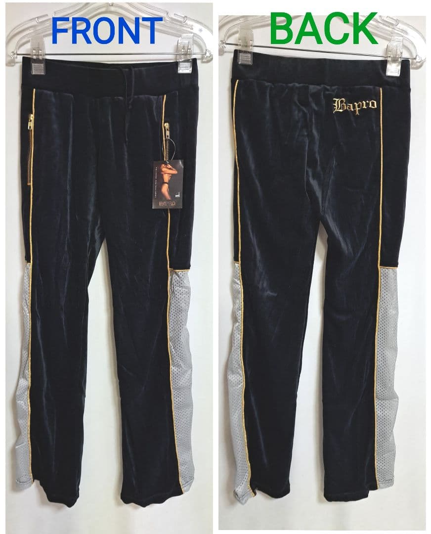 【未使用、00s、レア】セットアップ　BAPRO ベロア　ジャージ　パンツ　薄手