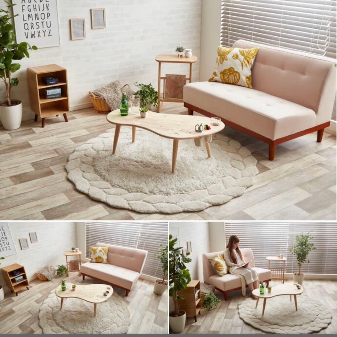 不二貿易　フット　足形　テーブル　木製