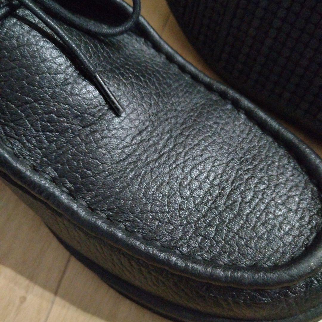 未使用級　CABARET POVAL × MANEBU　27.5　チロリアン　黒